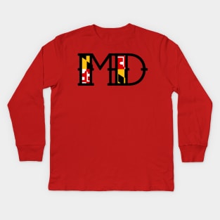 Maryland Kids Long Sleeve T-Shirt